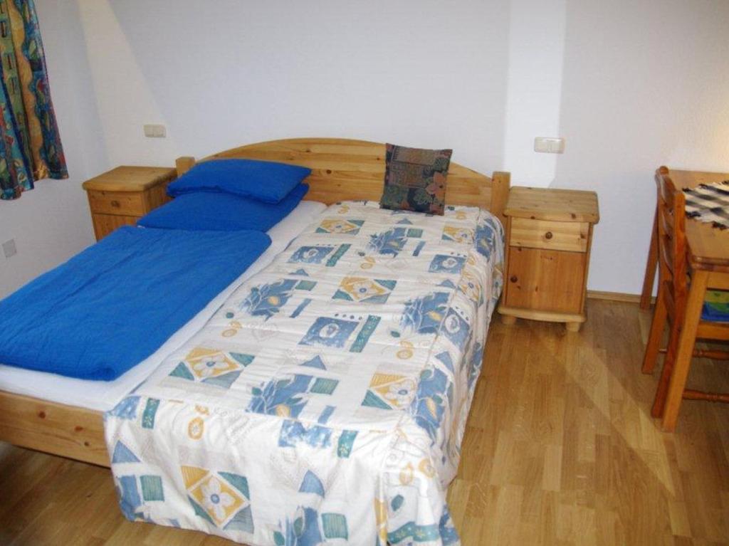 Postel nebo postele na pokoji v ubytování Annettes Ferienstübchen