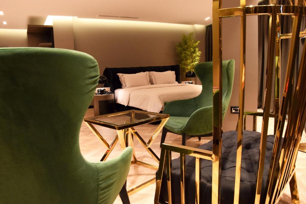 Posezení v ubytování Hotel Unik