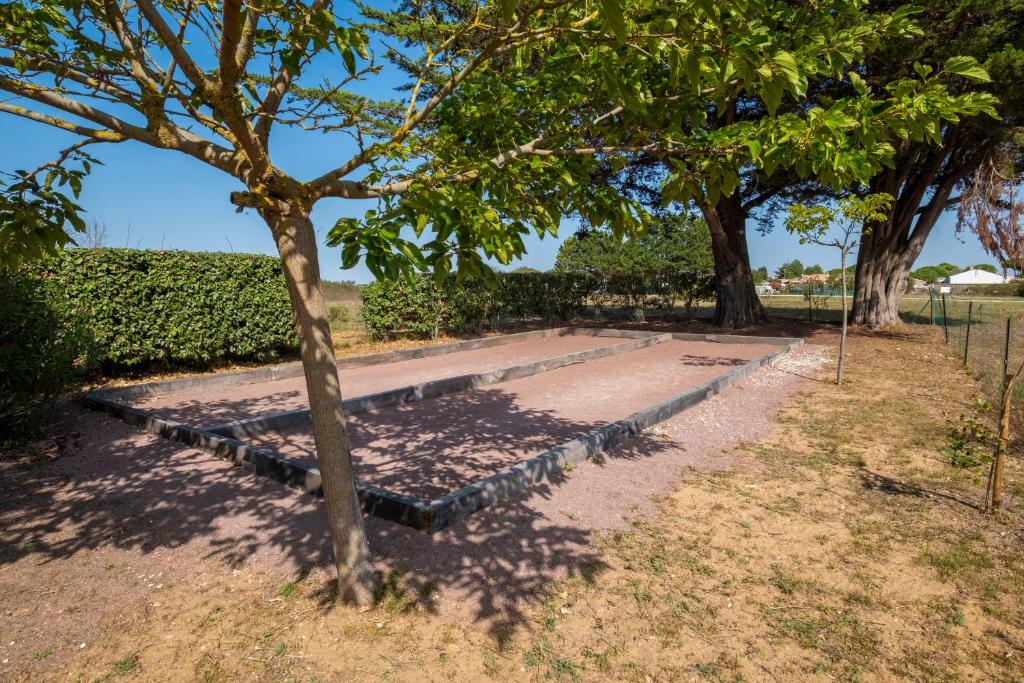 Zahrada ubytování Camping les Dunes