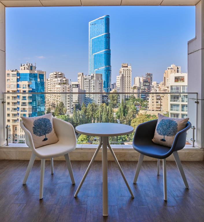 Balkón nebo terasa v ubytování Sodeco Suites