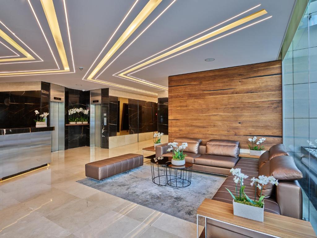 Posezení v ubytování Sodeco Suites