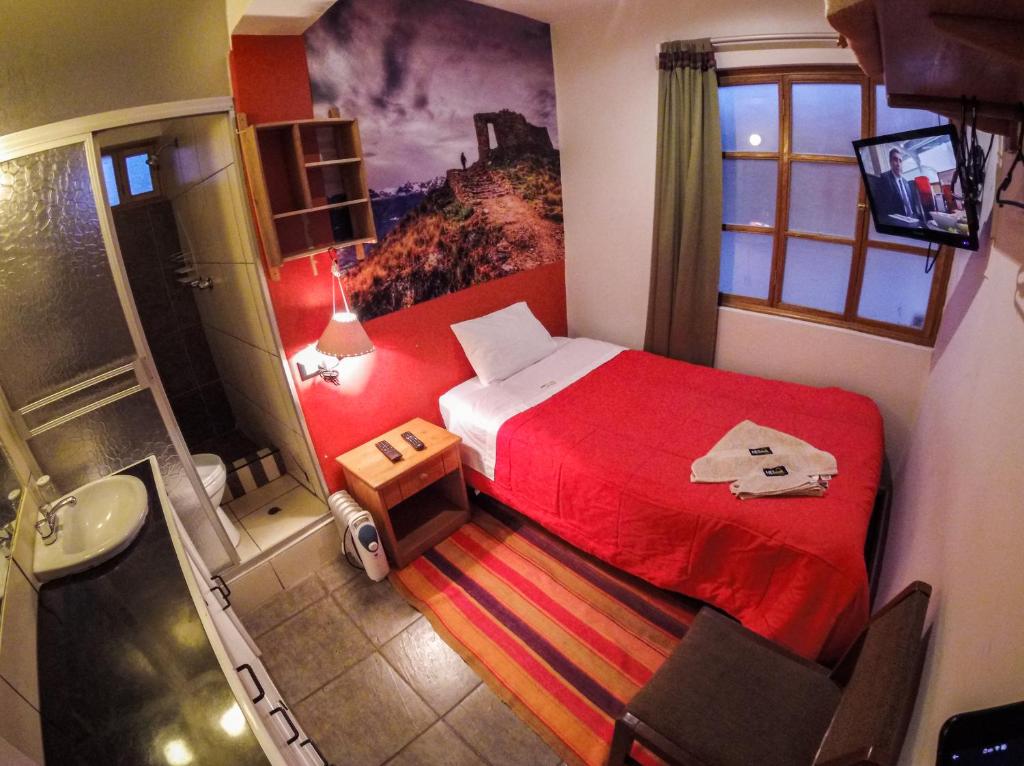 Letto o letti in una camera di Net House Cusco