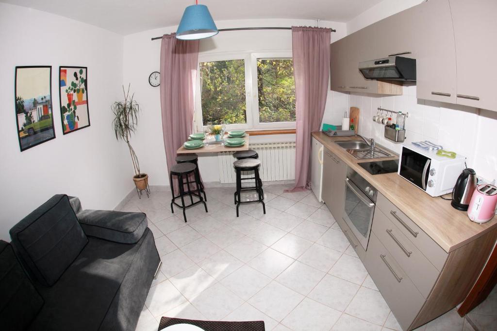 Kuchyňa alebo kuchynka v ubytovaní Apartment Magnolija - free parking