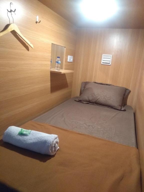Postel nebo postele na pokoji v ubytování skyz hostel