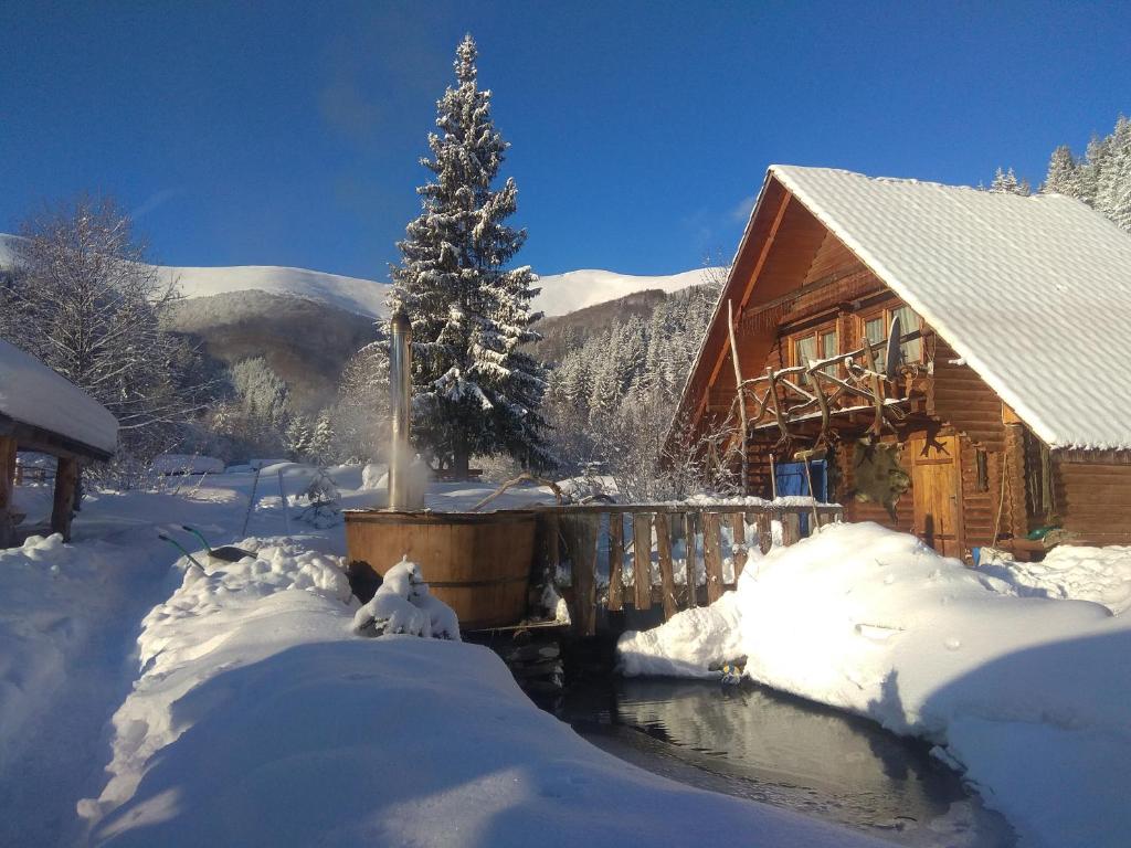 Під Горбком during the winter