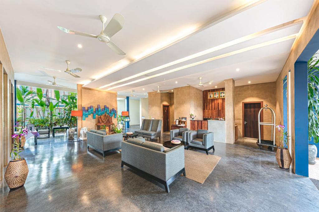 Posezení v ubytování Sakmut Boutique Hotel