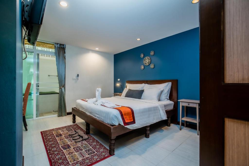 Ein Bett oder Betten in einem Zimmer der Unterkunft Kata Tranquil Villa - SHA Plus