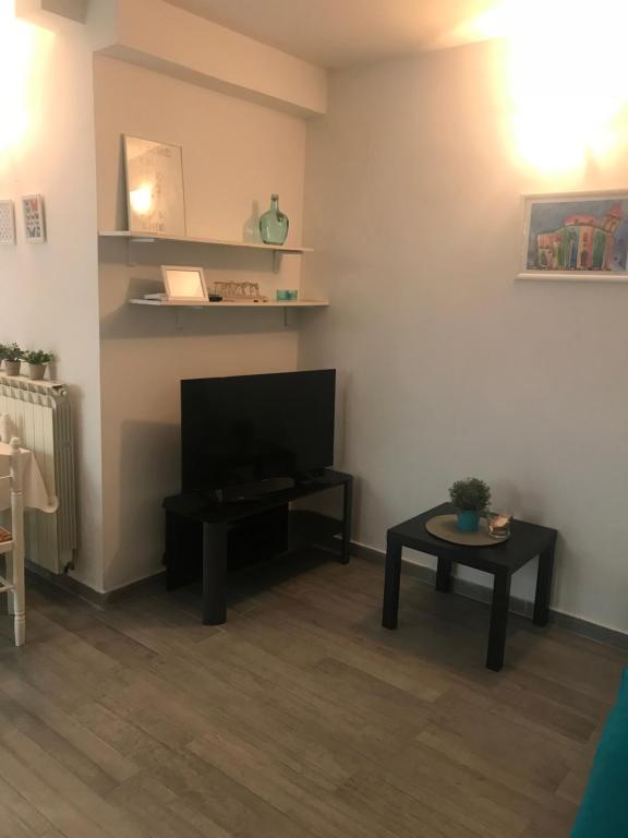 TV a/nebo společenská místnost v ubytování Appartmanhaus Kala II