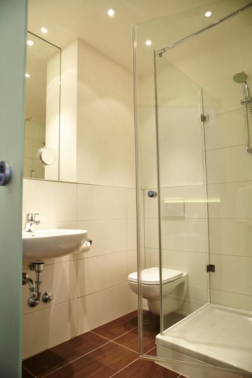 Koupelna v ubytování Hotel Prinzregent