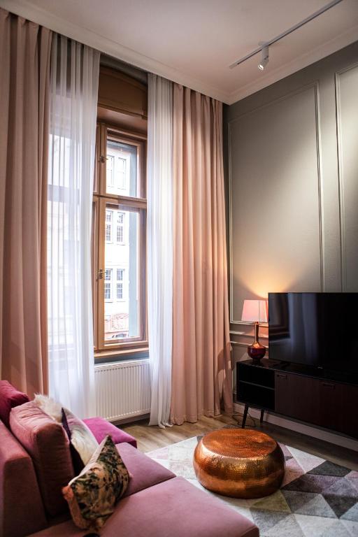 Posezení v ubytování Apartamenty Nova 22