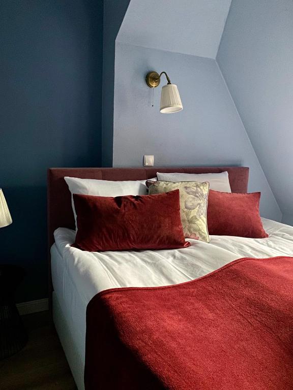 Postel nebo postele na pokoji v ubytování Apartamenty Nova 22