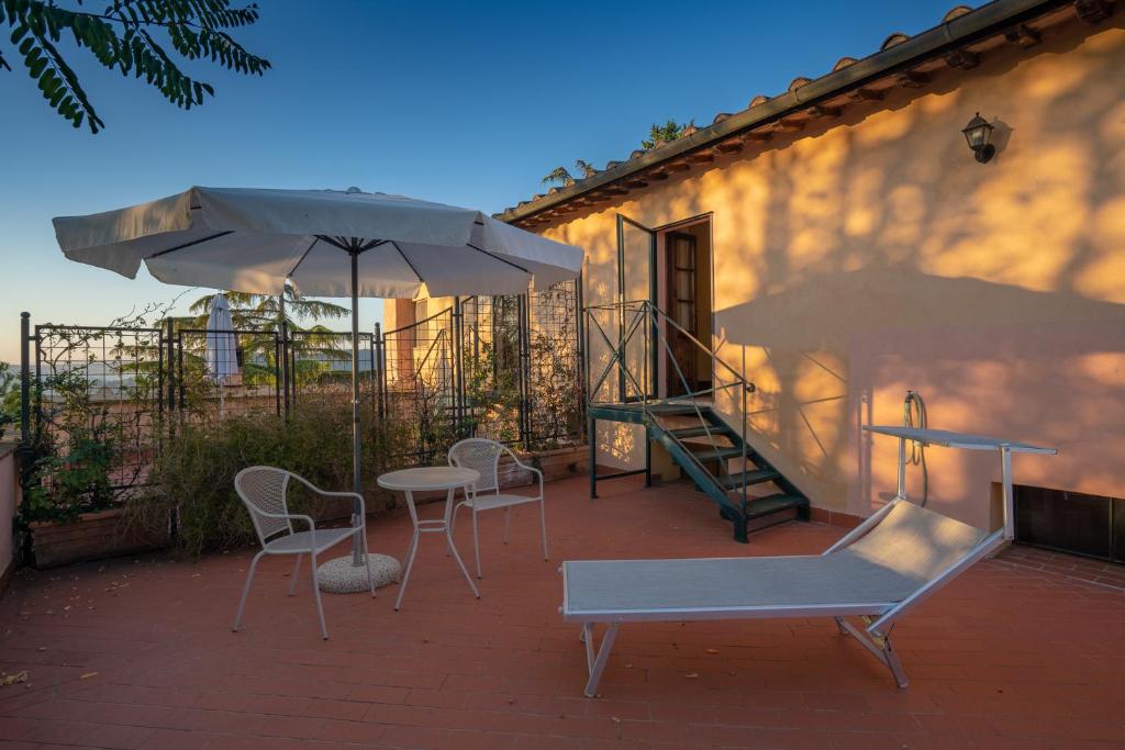 Balkon lub taras w obiekcie Torraccia di Chiusi Agriturismo Relais