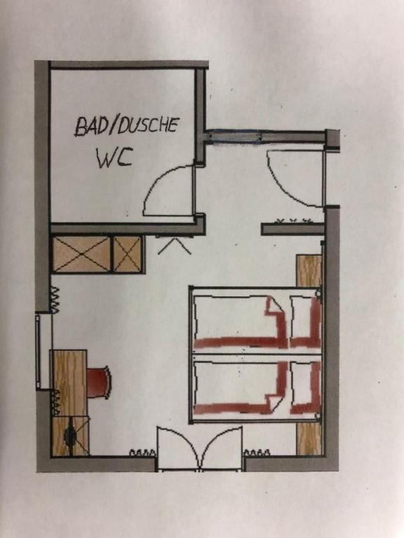 Plán poschodí v ubytovaní Hotel Garni Rifflsee