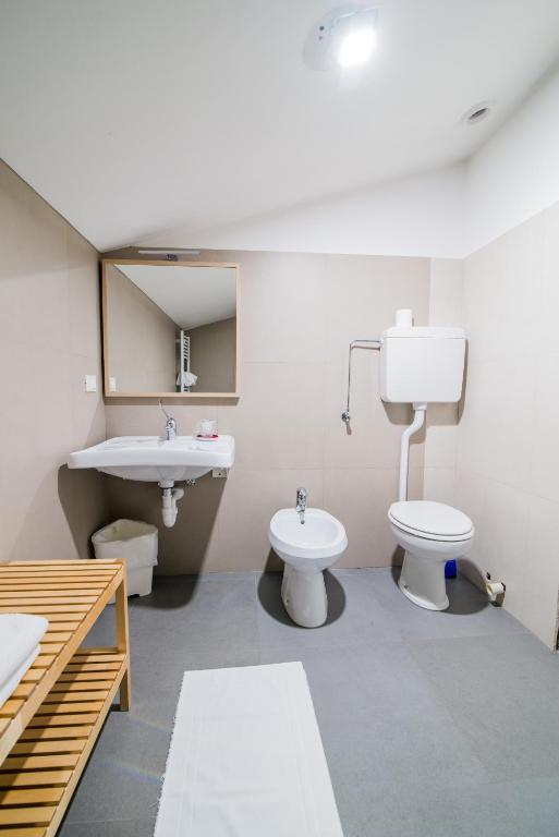 Koupelna v ubytování Hotel Alla Fonte