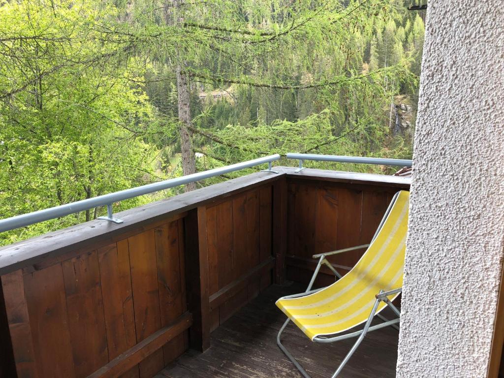 Balkón nebo terasa v ubytování Chalet Elfie