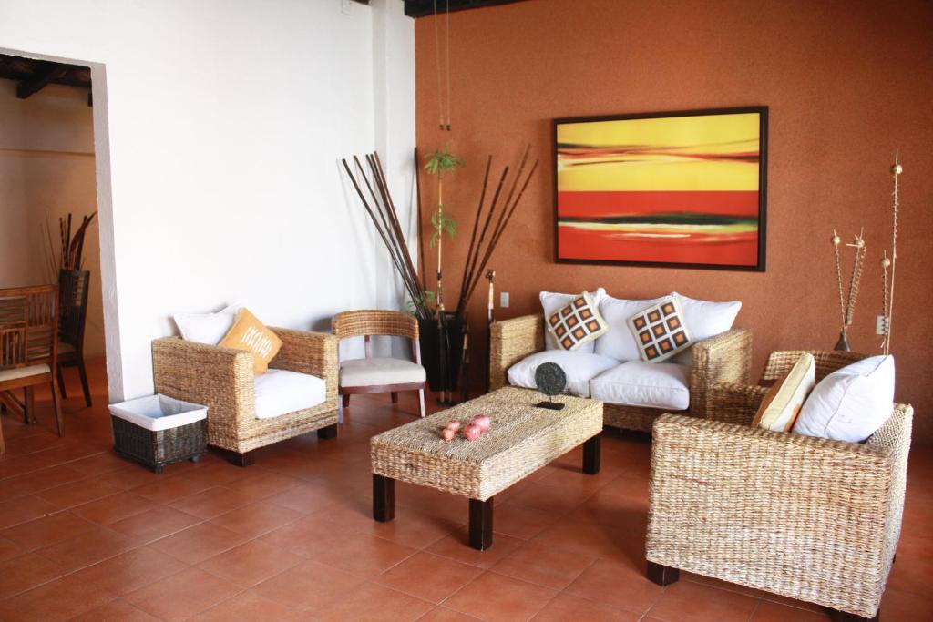 Posezení v ubytování Hotel Doña Juana