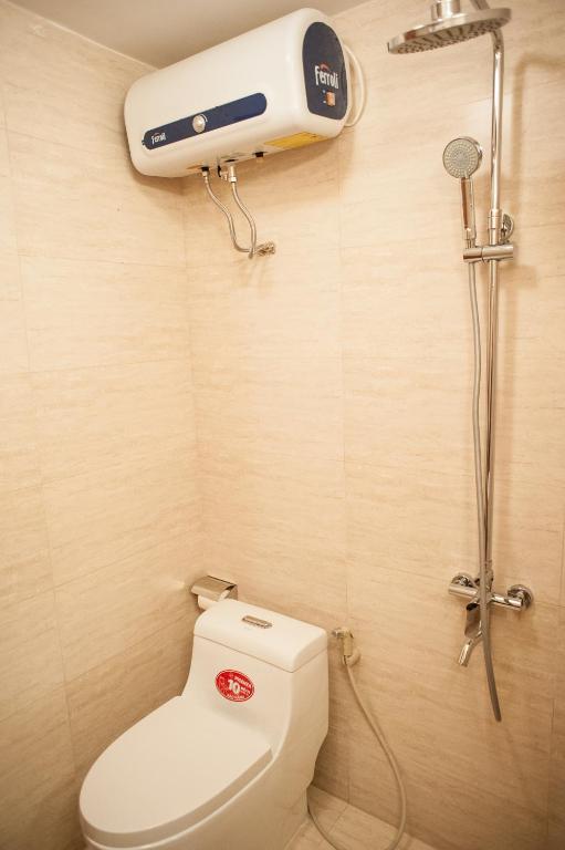 Koupelna v ubytování Mely Hotel Hà Nội