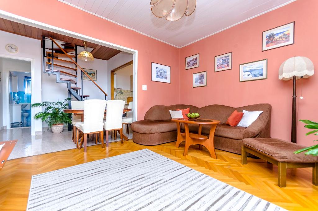 Posezení v ubytování Apartment Buksa