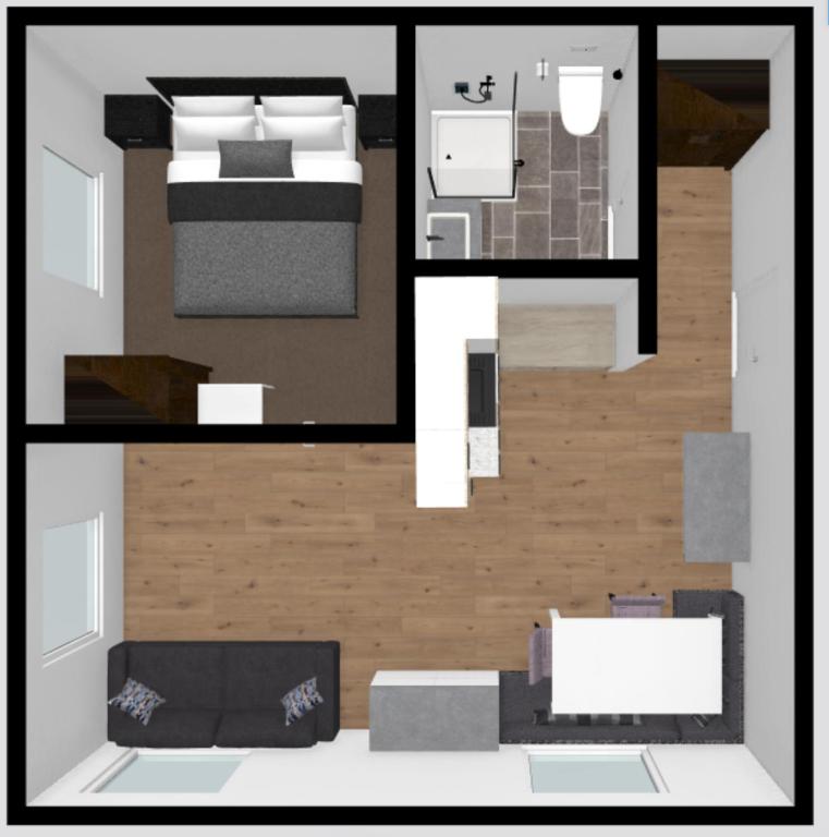 Půdorys ubytování Marlis Apartments