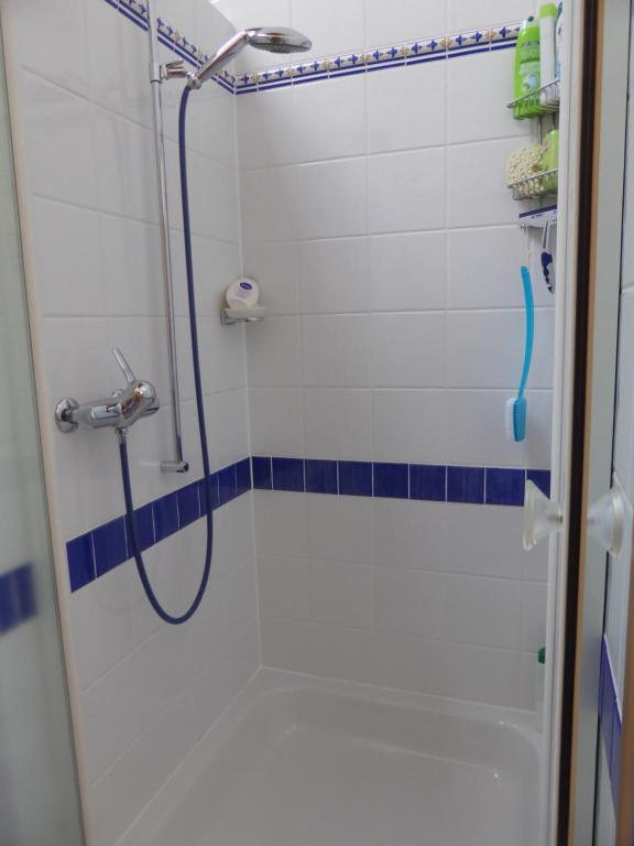 Koupelna v ubytování B&B Les Acacias
