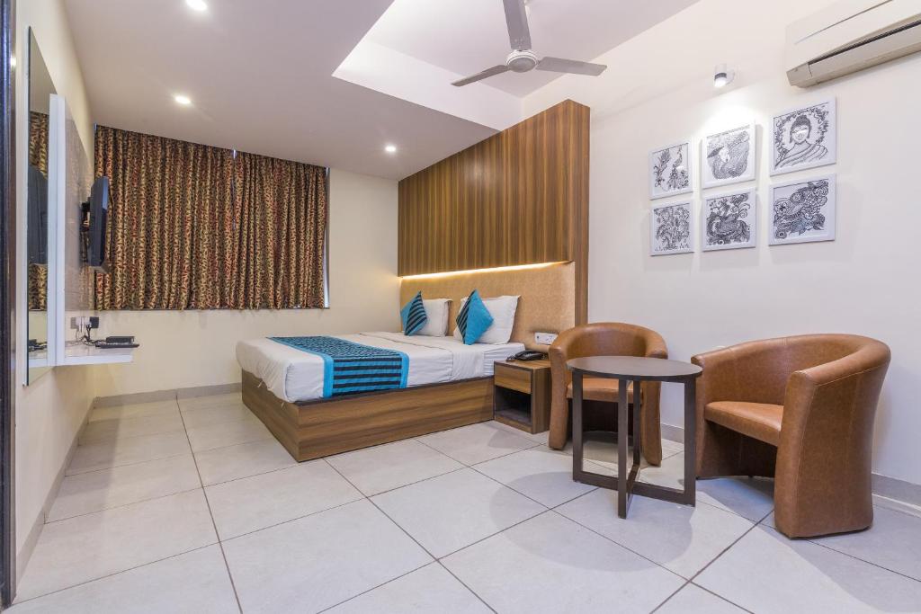 Posezení v ubytování Rupam Hotel