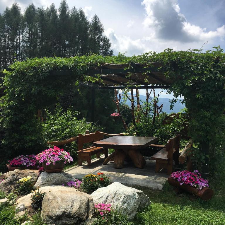 Zahrada ubytování Agriturismo Le Radici