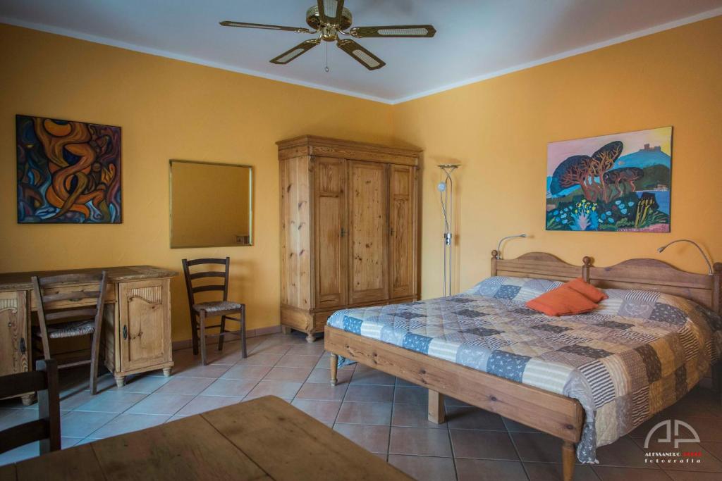 Postel nebo postele na pokoji v ubytování Villa Sant Anna