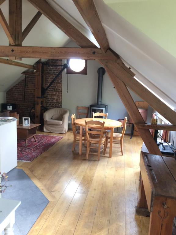 Posezení v ubytování Gîte Saint-Martin de la Fauvette