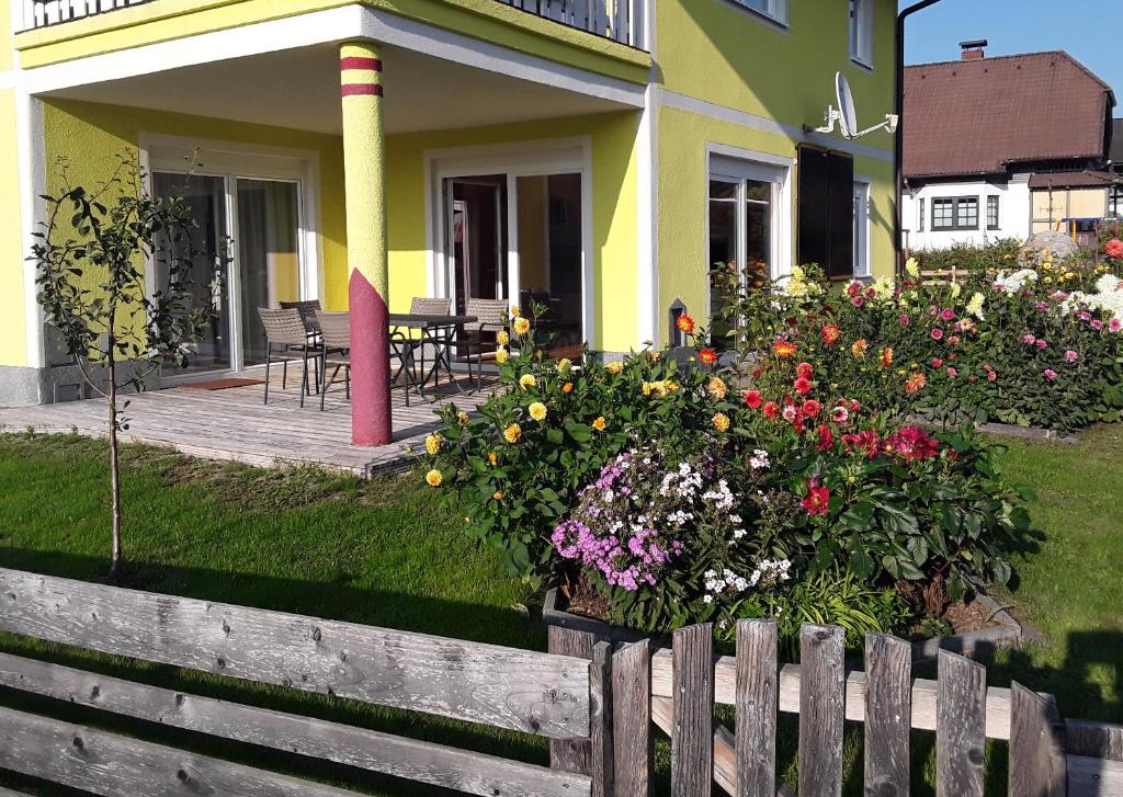 Zahrada ubytování Apartments Steger