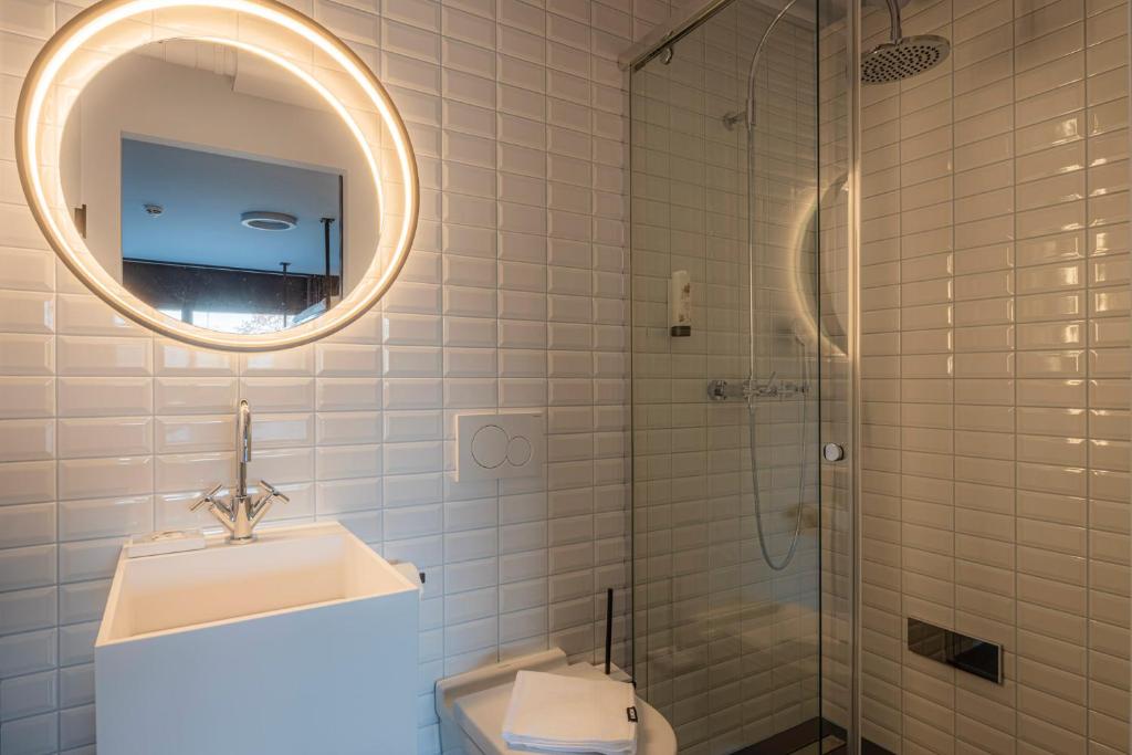 Koupelna v ubytování BLOOM Boutique Hotel & Lounge Basel