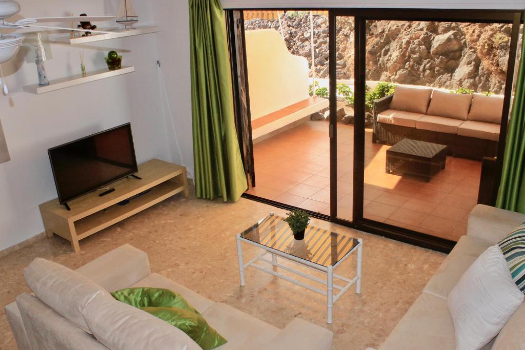 Posezení v ubytování 2 BDR,2 BATH Amarilla Golf Apartment