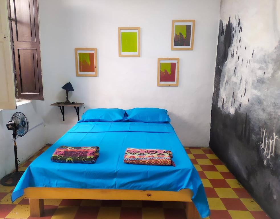 Postel nebo postele na pokoji v ubytování JEP Hostel