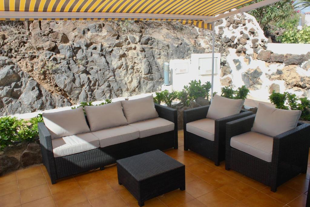 Posezení v ubytování 2 BDR,2 BATH Amarilla Golf Apartment