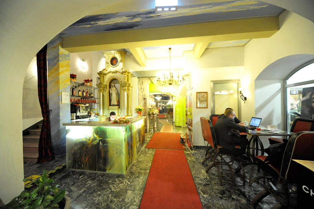 Restaurace v ubytování Erlebnis Post - Stadthotel mit EigenART