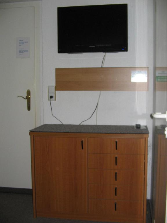 TV a/nebo společenská místnost v ubytování Pension "City"