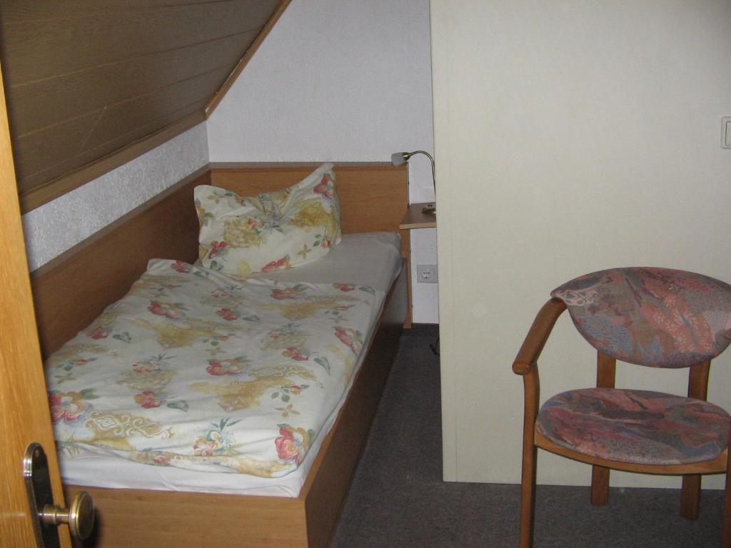 Postel nebo postele na pokoji v ubytování Pension "City"