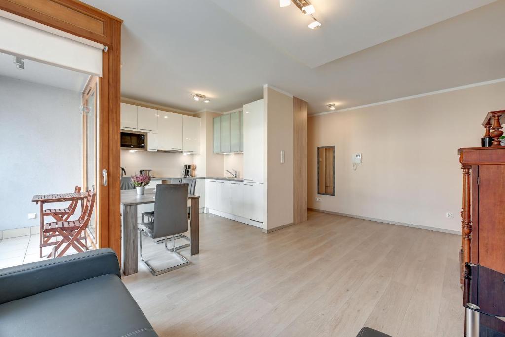 Kuchyň nebo kuchyňský kout v ubytování GRANO FLATS Gdańsk - Aura I