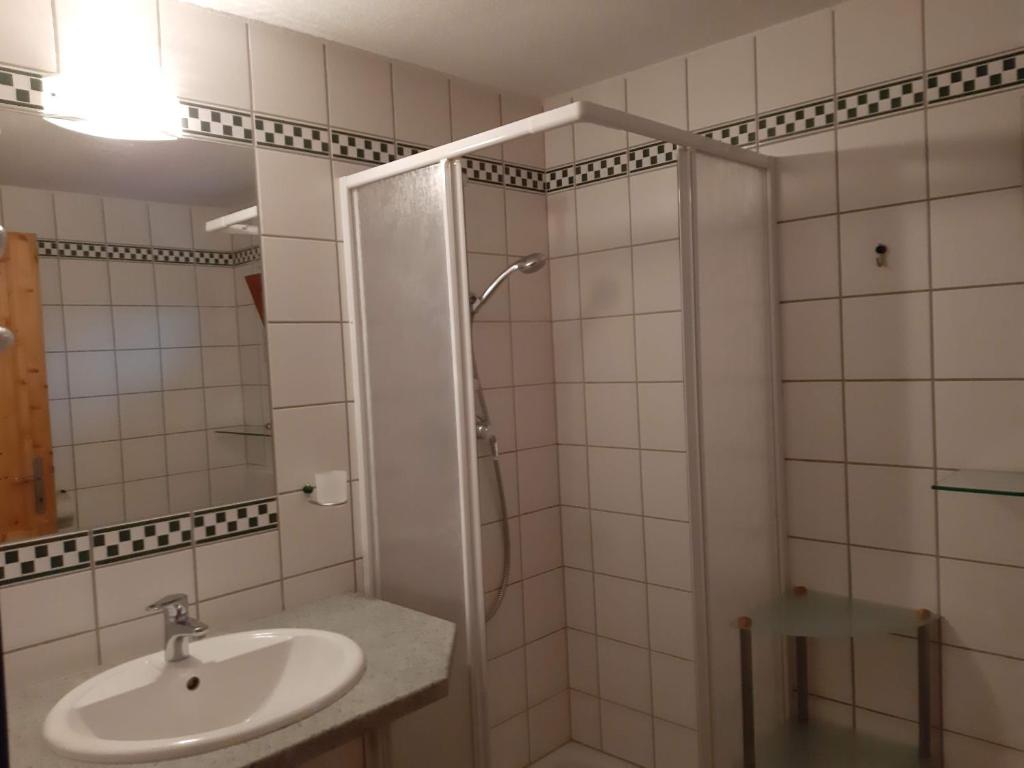 Koupelna v ubytování Haus Königshofer