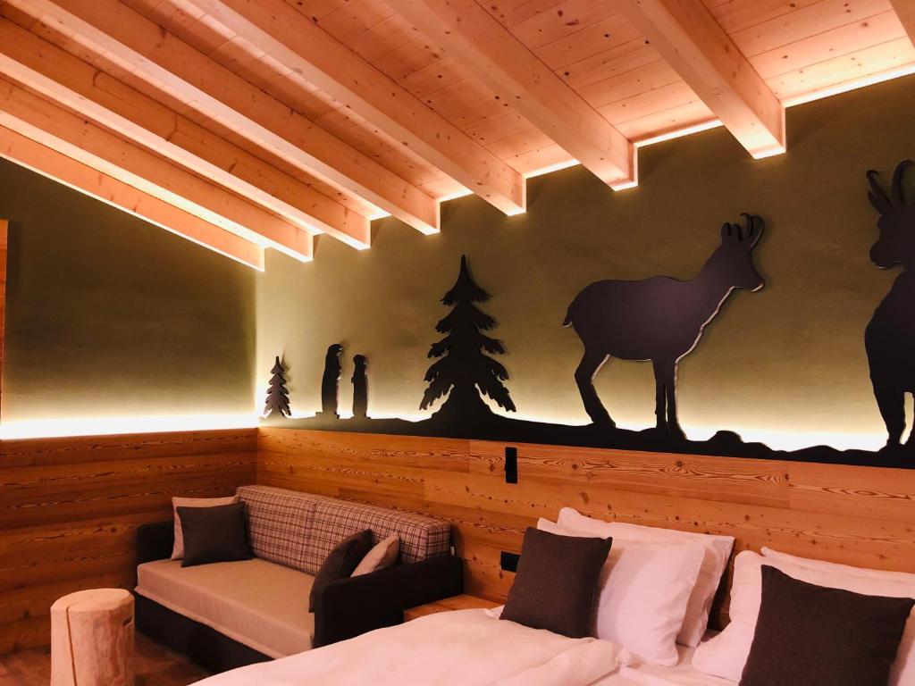 Posezení v ubytování Fulun Mountain Lodge