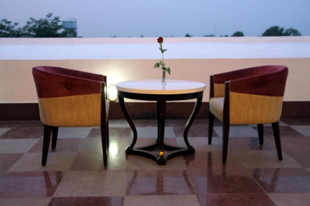 Posezení v ubytování Hotel Dasaprakash