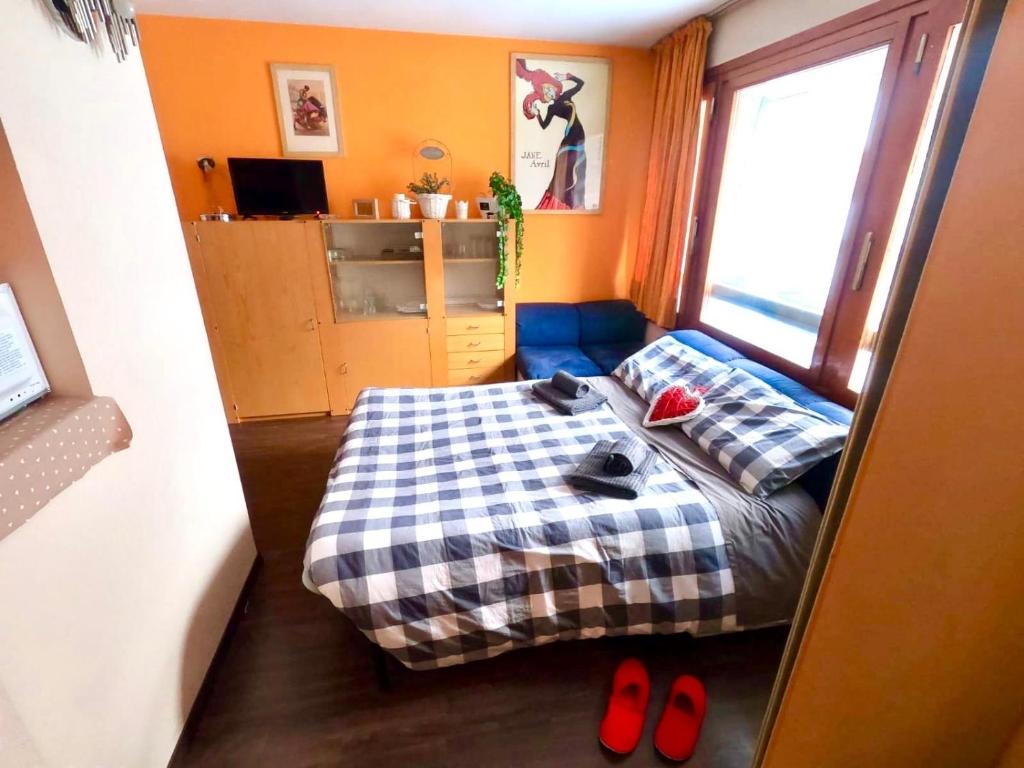 Posteľ alebo postele v izbe v ubytovaní La finestra sulla Via Lattea