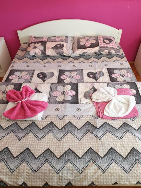 Krevet ili kreveti u jedinici u okviru objekta Apartment Centar Deluxe