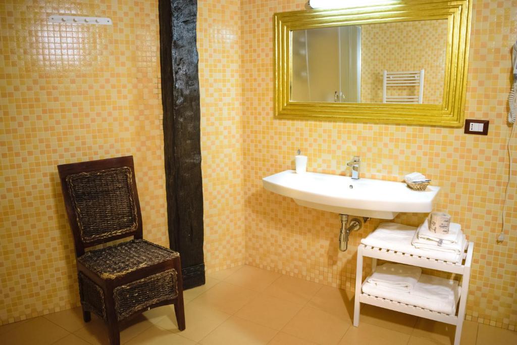 Koupelna v ubytování B&B Muro Torto Lucera