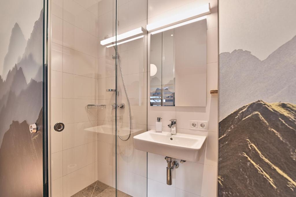 Koupelna v ubytování Wald 12 Ferienhaus