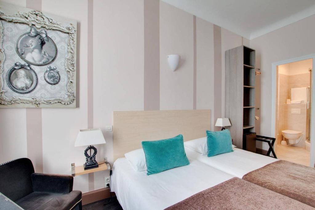 Postel nebo postele na pokoji v ubytování Hotel Select