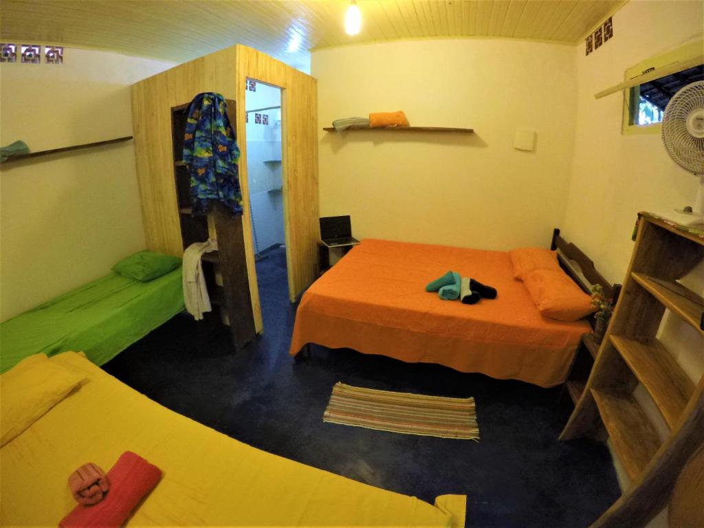 Postel nebo postele na pokoji v ubytování Hostel Moreré
