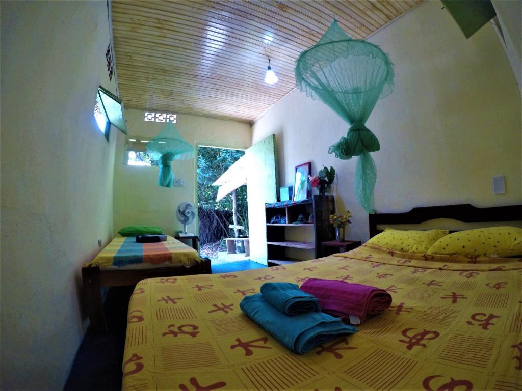 Postel nebo postele na pokoji v ubytování Hostel Moreré