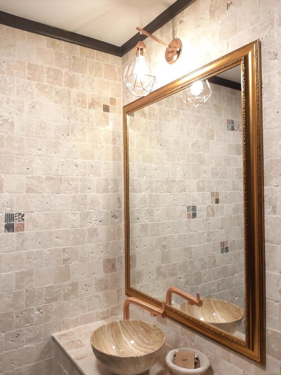 Koupelna v ubytování Pension Casa Wenge