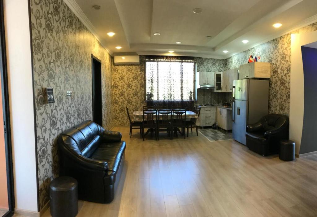 Kuchyň nebo kuchyňský kout v ubytování Guest House Kakheti