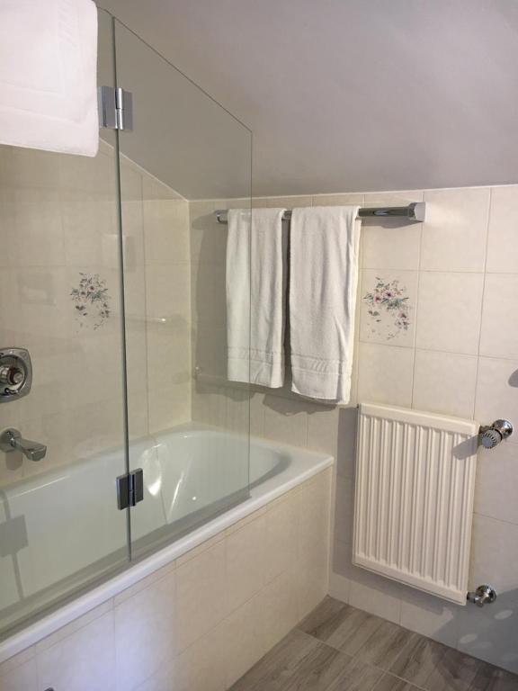 Kúpeľňa v ubytovaní Landhaus Holzereck